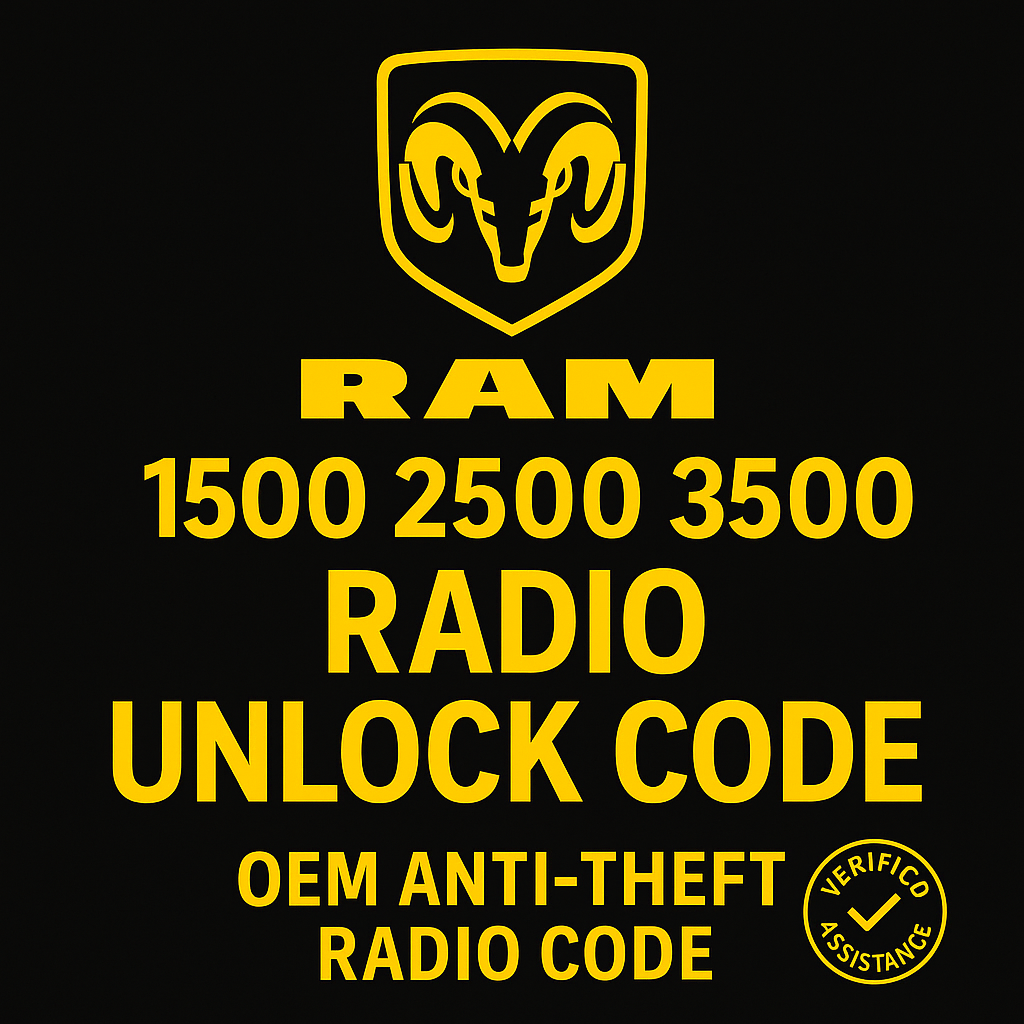 RAM Radio Unlock Code